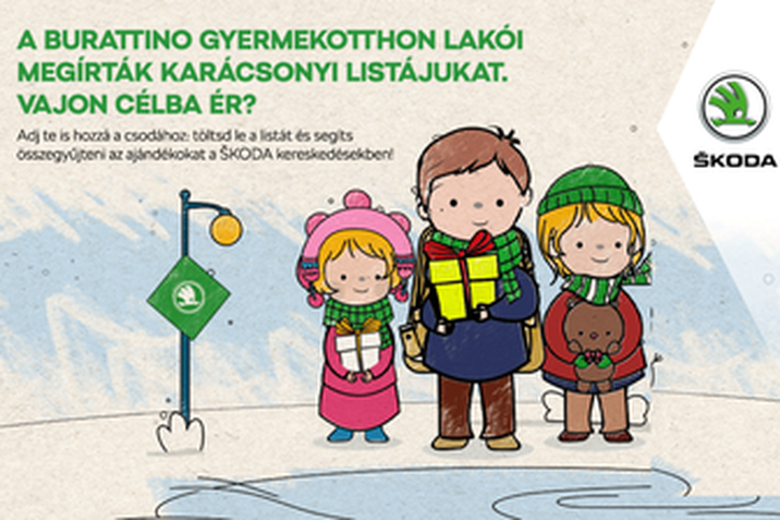 SKODA ajándékgyűjtés
